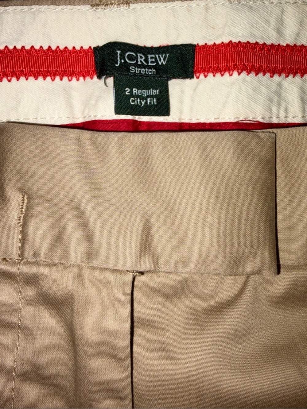 J. Crew City Fit Stretch Khaki Pants - Picture 3 of 3